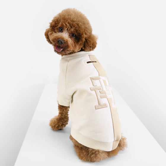 DOG COLOR-BLOCKED SWEAT SHIRT