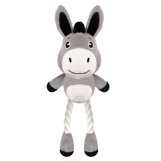 ZAKARIA GREY DONKEY DOG TOY