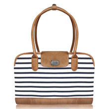  BRIAC NAVY/WHITE STRIPED OPEN BAG