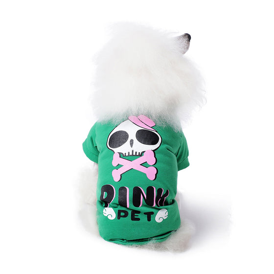 Pet Halloween Theme T-Shirt - Green