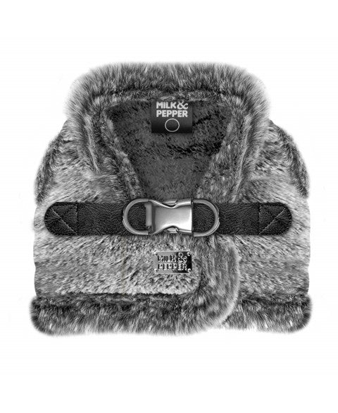 JOSEF HARNESS GREY FUR