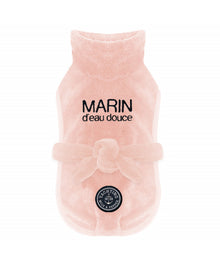  MARIN EMBROIDERED BATHROBE - PINK