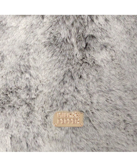 LANA SWEATER GREY PEARL FUR