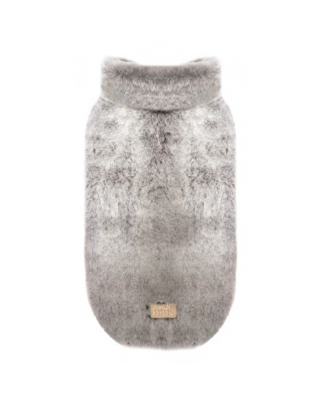 LANA SWEATER GREY PEARL FUR