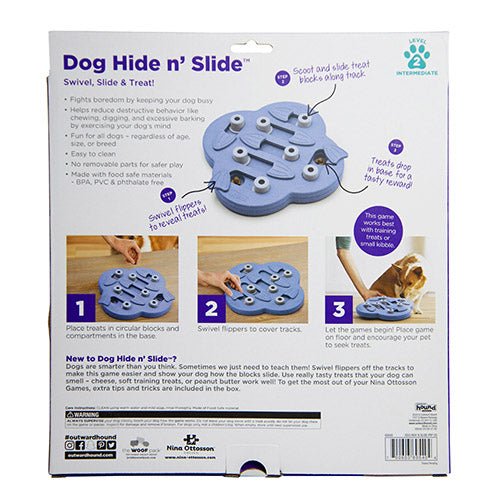 DOG HIDE N SLIDE INTERACTIVE TREAT - Kanineindia