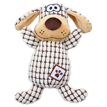  DOG SOUNDLESS PLUSH TOY - Kanineindia