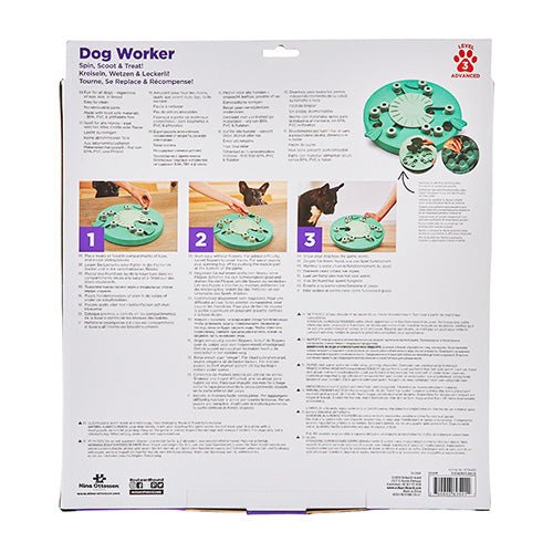 DOG WORKER INTERACTIVE TREAT TOY - Kanineindia