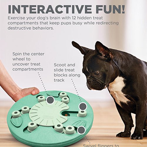 DOG WORKER INTERACTIVE TREAT TOY - Kanineindia