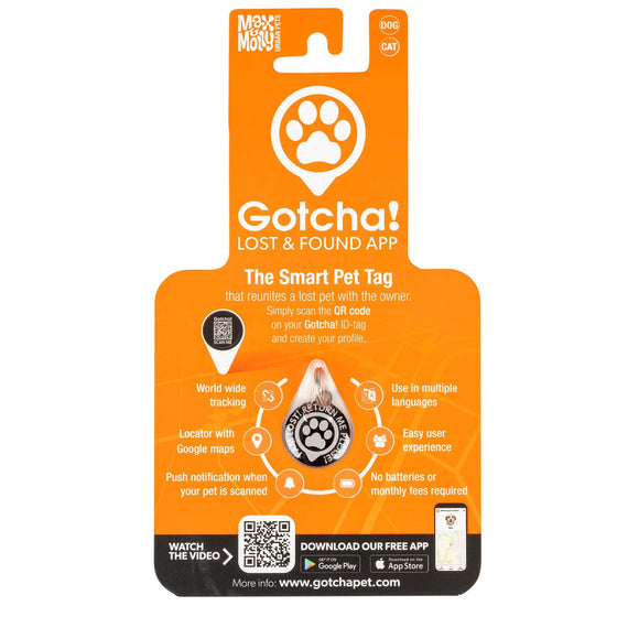 GOTCHA! Smart Pet Tag w QR Code - Kanineindia
