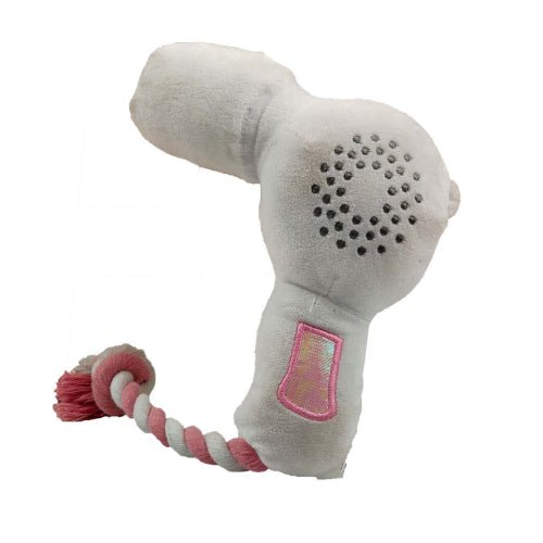 HAIR BLOWER PLUSH TOY - Kanineindia