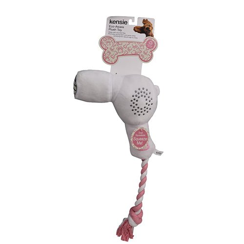 HAIR BLOWER PLUSH TOY - Kanineindia