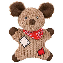  MOUSE WITH PATCHES, FABRIC/JUTE - Kanineindia