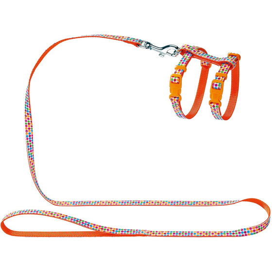 PUPPY & CAT HARNESS AND LEASH SET - Kanineindia