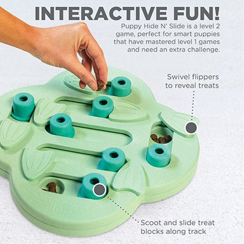 PUPPY HIDE N SLIDE INTERACTIVE TREAT - Kanineindia