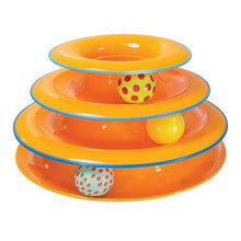  TOWER OF TRACK, THREE LEVEL ACTIVE CAT TOY - Kanineindia